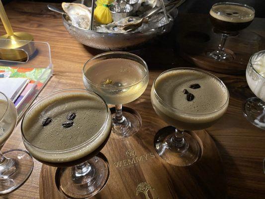 Espresso martini flight