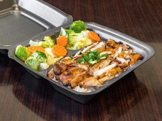 Chicken Teriyaki Veggie Plate