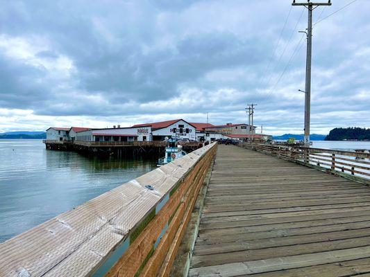 Walking the pier