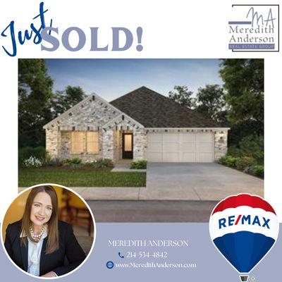 Congratulations to my buyer on her brand new home ! Welcome back to Texas - here's to new beginnings and exciting adventures.