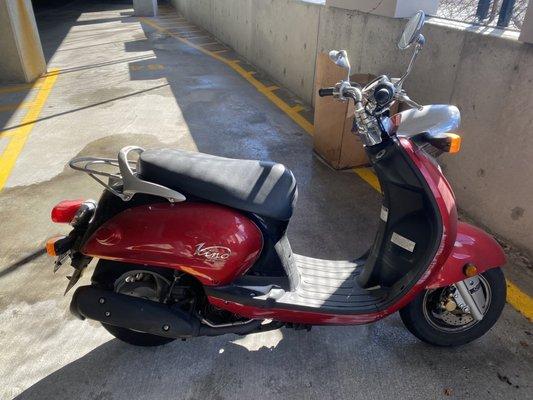 This is my scooter that's over 150lbs.