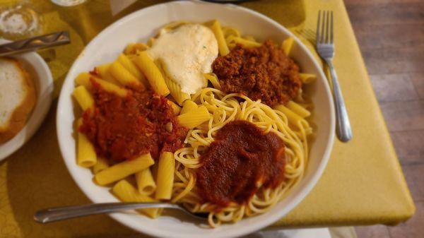 Pasta sampler