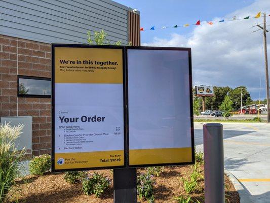 Drive-Thru Menu