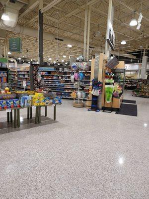 View from front of store looking towards aisle 1