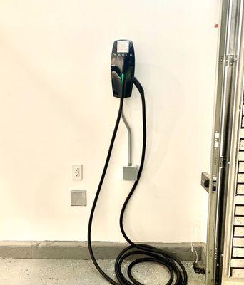 Tesla Charger installed at our office