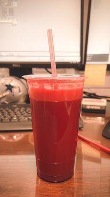 Orange, Beet, Carrot Juice