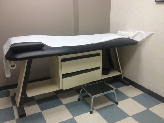 Exam table