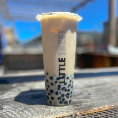 White Gourd Milk Tea w/ Double boba 6/22