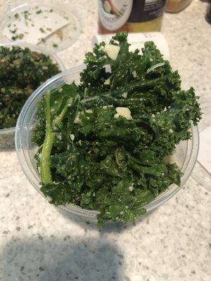 I love the deli counter. This is the Kale - so good!!