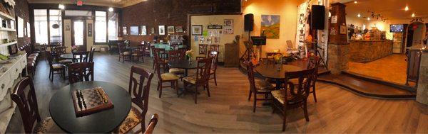 A pano of this great little coffee shop.