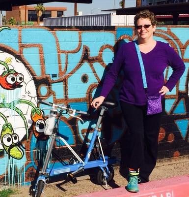 CarryMe bike owned by Tammy in downtown Phoenix AZ