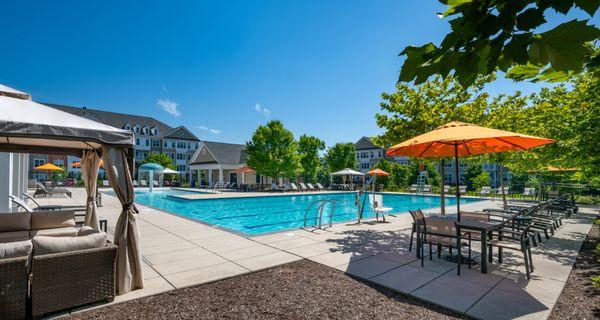 Bask under the shade of this Cabana that can fit four