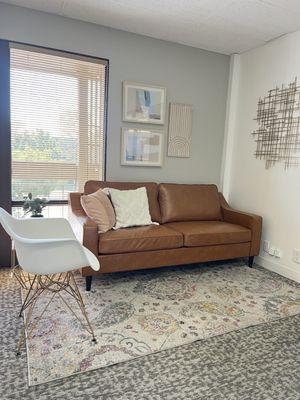 Our waiting room designed to let you relax while we proactively prepare to speak with you.