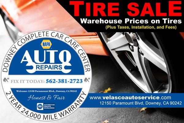 Price Match Guaranteed. Call for Tire Discounts Now. Vehicle - Truck  Services Downey - Tire Sale in Downey CA Call and ask y...