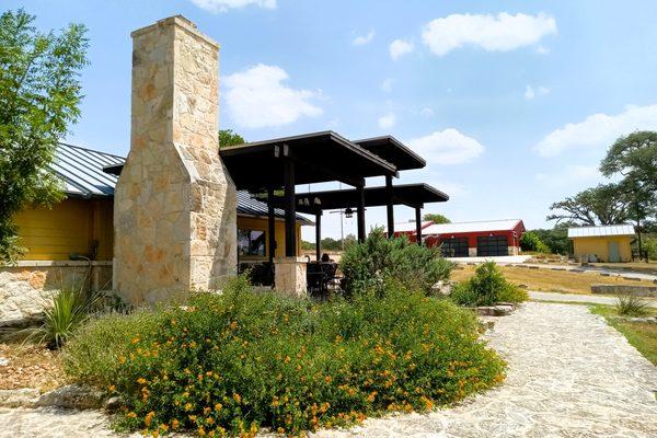 Outside view of the tasting room. Lots of outdoor seating too.