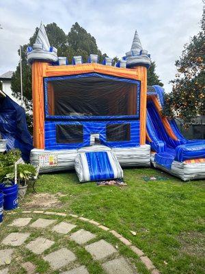 Bounce house we requested three hours before my son's birthday.