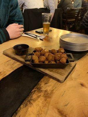 Beer-Battered Smoked Cheese Curds