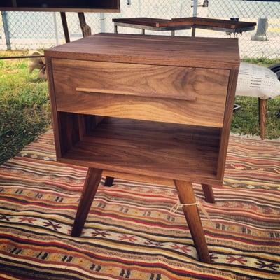 Walnut Side Table