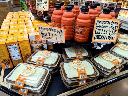 Pumpkin season at TJ's. 9/8/24