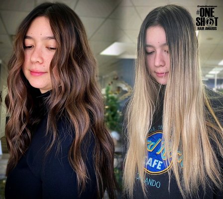 Reverse balayage transformation