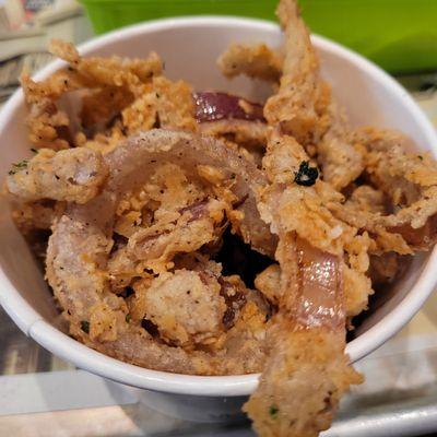 Crispy onion rings