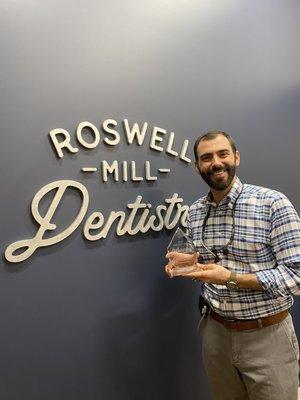 Dr. Nate Cherof rated top dentist for 2020!