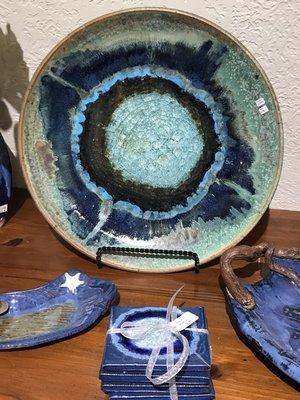 Handmade plate by Dock 6 pottery