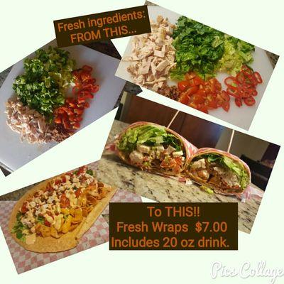 Wraps..
Turn any salad into a wrap!