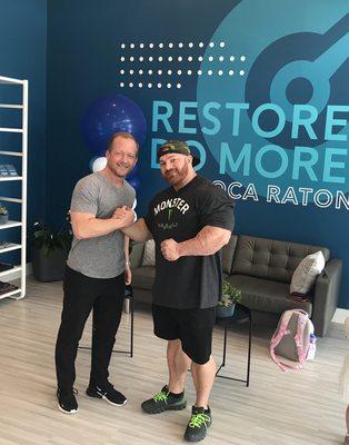 7-Time Mr. Olympia stopped by to check out Restore!