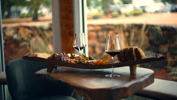 Our Signature Combo Charcuterie and Bread Board.