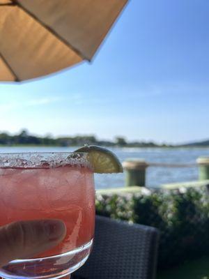 Pear margarita with a view!