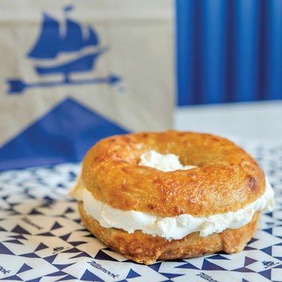 Kenny & Zuke's Cheese Bagel & Tillamook Cream Cheese