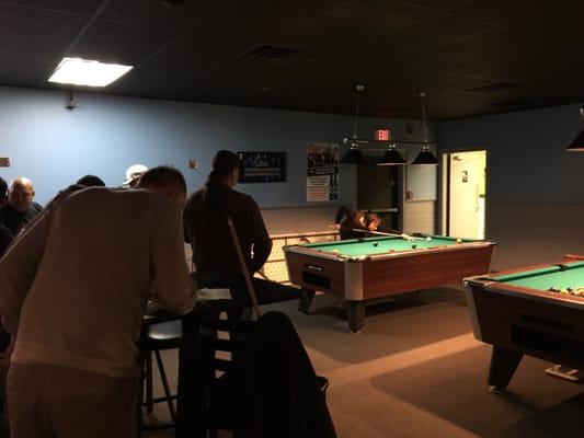 Pool match going on now, some really beautiful people here.