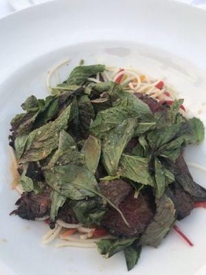 Assign pasta with waygu beef