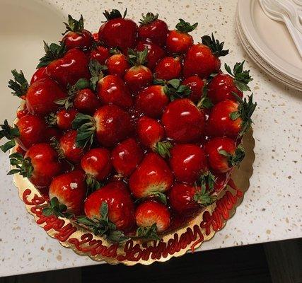 This was the favorite treat!  The fresh strawberries were a hit!