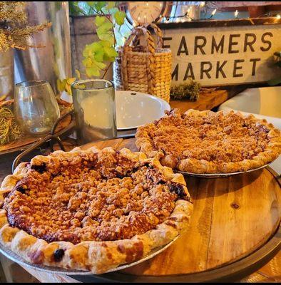 Homemade fruit pies