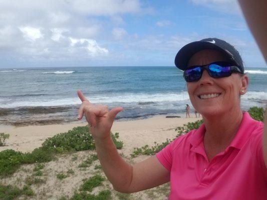 Golf at the beach