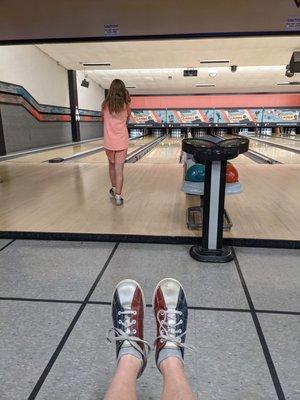 Bowling with my girl