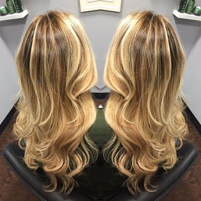 Blonde balayage