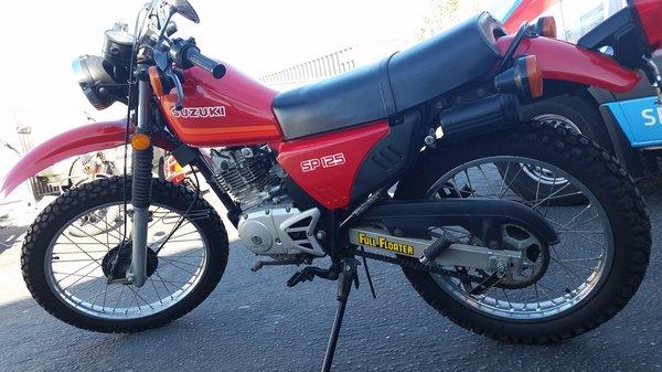 Suzuki sp125 1986 was a beauty to have in our shop