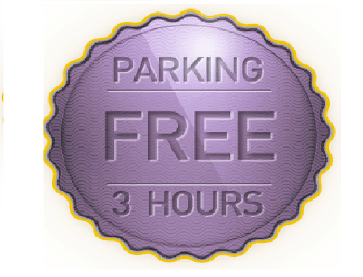 Free parking, everyday of the year....Take advantage like majority of our customers do. One of the few places in the city where you get free