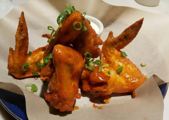 Chicken Wings: Buffalo Sauce, Blue Cheese