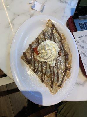 Nutella crepe