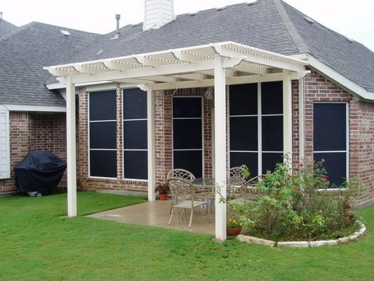 vinyl shade structures