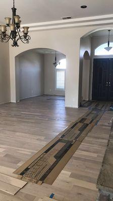 Wood flooring