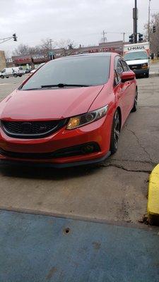 9th gen Si in for Clutch/ flywheel replacement.