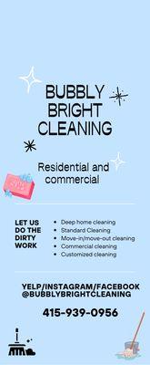 Bubbly Bright Cleaning