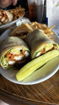 Buffalo chicken wrap