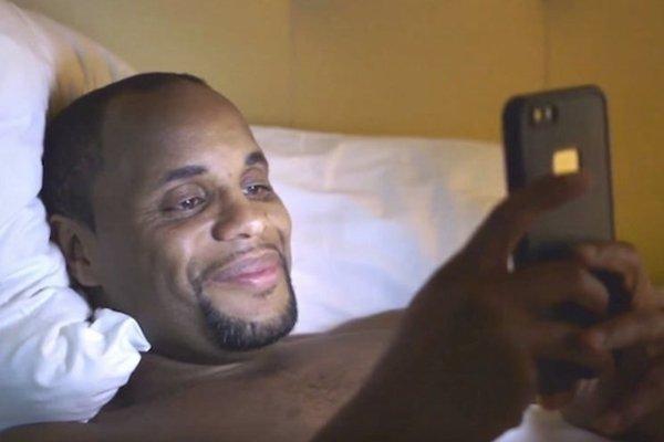 Daniel Cormier visiting TPHS and then laying down relaxing