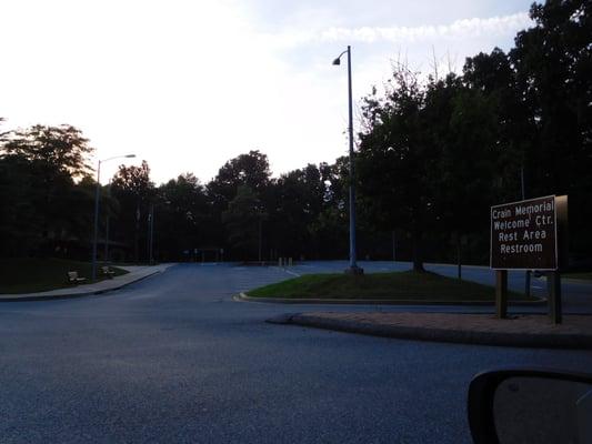 Crain Memorial Welcome Center on US301 in Maryland.